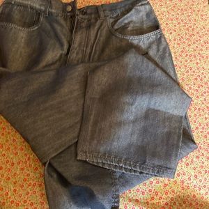 Iceberg jeans size 36 BLUE SHINNY JEAN MATERIAL DEAD STOCK VINTAGE